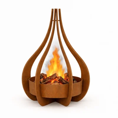 Teardrop Fire Pit - Iron Leaf Studio