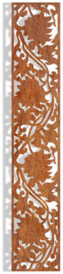 Abstract 11 Privacy Screen - handcrafted Australian metalwork by Iron Leaf Studio