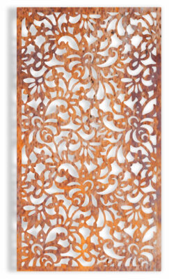 Abstract 9 Privacy Screen - handcrafted Australian metalwork by Iron Leaf Studio