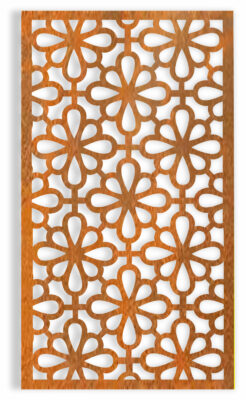 Moroccan 11 Privacy Screen - handcrafted Australian metalwork by Iron Leaf Studio
