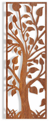 Tree 2 Privacy Screen - Iron Leaf Studio