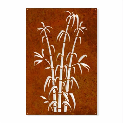Bamboo metal Wall Art - Iron Leaf Studio