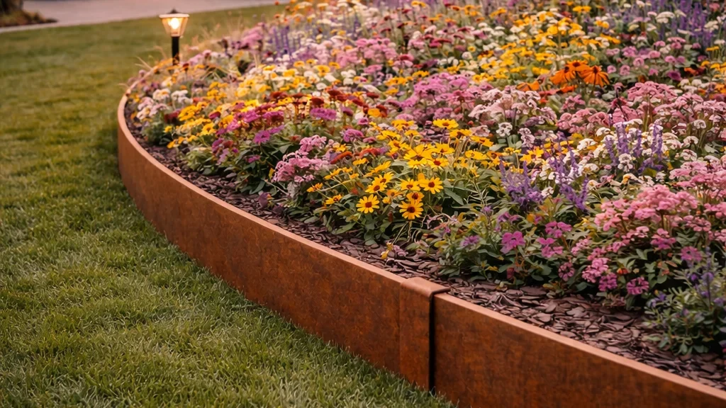 1. The Benefits of Corten Steel 4 Garden Edge 2 2 - Iron Leaf Studio